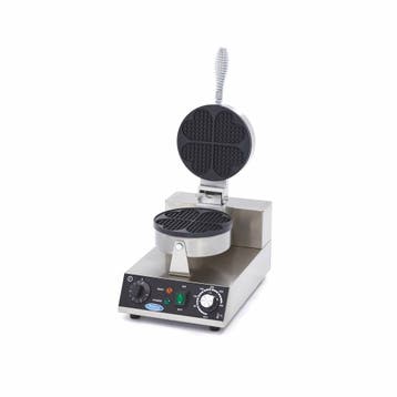 Wafelijzer hartjes | 50–300°C | RVS | Anti-aanbaklaag | 1kW, Verzenden, Nieuw in verpakking