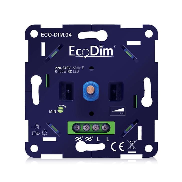 Ecodim Universele Geruisloze LED Dimmer 0-150W Fase, Huis en Inrichting, Lampen | Overige, Nieuw, Overige fittingen, Verzenden