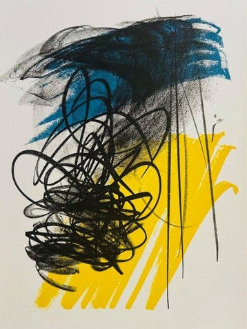 Hans Hartung (1904-1989) - A San Lazzaro - Lithographie