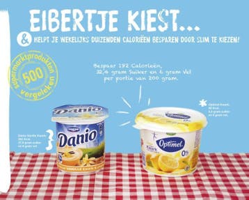 Eibertje kiest...& helpt je wekelijks duizenden calorieën, Verzenden