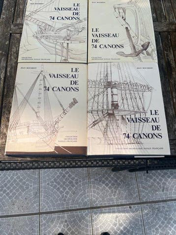 Jean Boudriot - Le vaisseau de 74 canons en 4 volumes -