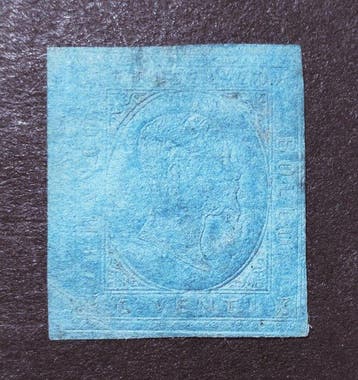 Italiaanse oude staten - Sardinië 1853 - Koninkrijk, Gestempeld
