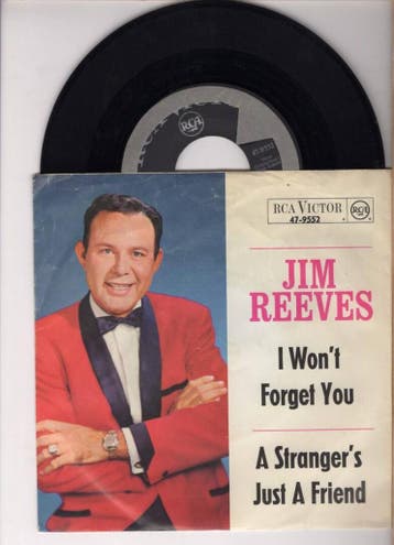 Jim Reeves – I Wont Forget You / A Strangers Just A Friend, Cd's en Dvd's, Vinyl Singles, Ophalen of Verzenden, Nieuw in verpakking