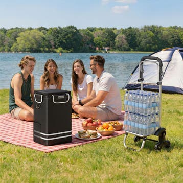 Boodschappentrolley Shopper, 3-in-1, opklapbaar, met koeltas, Verzenden, Nieuw