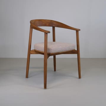Sorét eetkamerstoel | Massief teak | 3 uitvoeringen, Huis en Inrichting, Stoelen, Nieuw, Hout, Modern / minimalistisch / Scandinavisch / Japandi