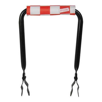 Hooodie Rugsteuntje Rugleuning  zwart met Red Checkers rugku, Verzenden, Nieuw