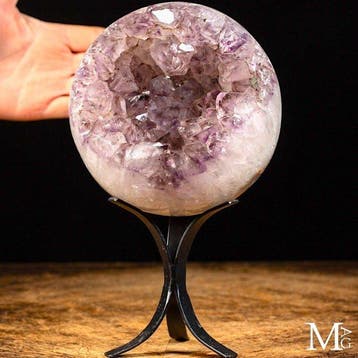 Topkwaliteit Amethistbol - First Choise Mineral - Hoogte: