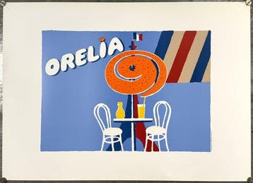 Bernard Villemot - Orelia “table au citron” | Imp. JPA