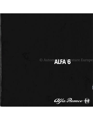 1983 ALFA ROMEO ALFA 6 BROCHURE NEDERLANDS, Nieuw, Alfa Romeo, Author