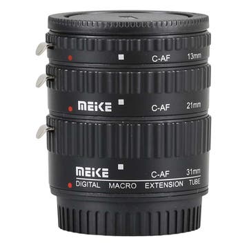 Meike Canon EF Extension Tube Set met garantie, Overige merken, Gebruikt, Ophalen of Verzenden, Macrolens