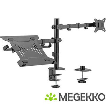 Gembird MA-DA-03 monitor en laptop bureau steun 32  Zwart, Computers en Software, Monitoren, Verzenden, Nieuw, Gembird