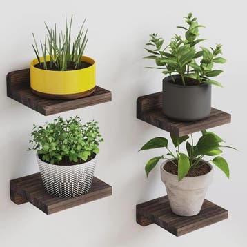 4x Kleine Drijvende Planken voor Wandmontage - 5 Inch Houten, Verzenden, Nieuw