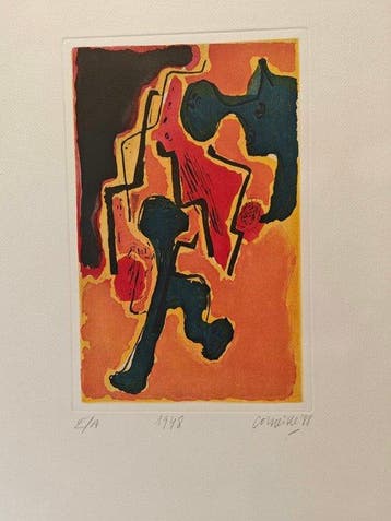 Corneille (1922-2010) - Senza titolo (Dalla cartella 1948)