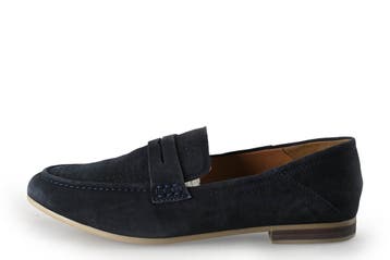 Bugatti Loafers in maat 40 Blauw, Loafers, Bugatti, Zo goed als nieuw, Verzenden