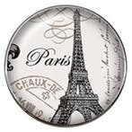Fako Bijoux - Click Button - Glas - Eiffeltoren Paris, Verzenden, Nieuw