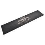 vidaXL Keukenmat wasbaar keukenprint 60x300 cm fluweel zwart, Verzenden, Nieuw