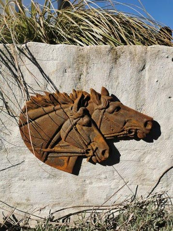 Wanddecoratie - Europa - Horse heads