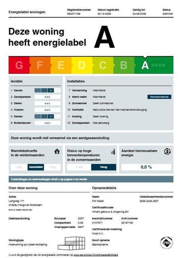 Te huur: Appartement Lengweg in Hoogvliet Rotterdam, Hoogvliet Rotterdam, Appartement, Zuid-Holland