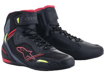 Alpinestars Faster-3 Rideknit Zwart Rood Geel Fluo, Nieuw met kaartje, Alpinestars, Laarzen, Heren