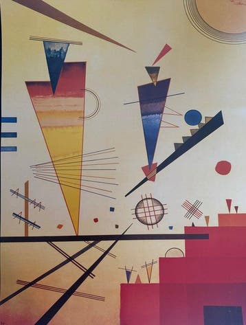 Wassily Kandinsky (1866-1944) - “Structure joyeuse, 1926”.