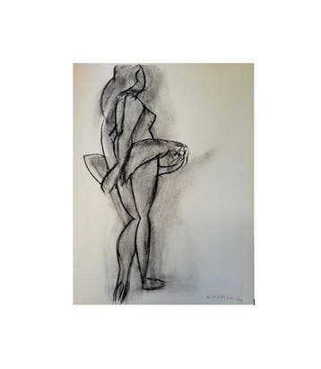 Henri Matisse (1869-1954) - La danseuse, DLM Maeght 1952