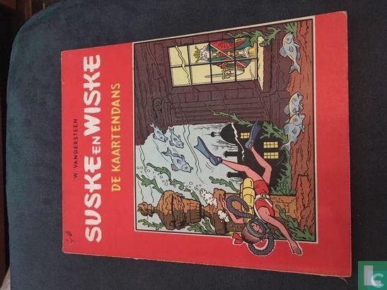 Suske en Wiske - De kaartendans - 1962, Boeken, Stripboeken, Zo goed als nieuw, Eén stripboek, Verzenden
