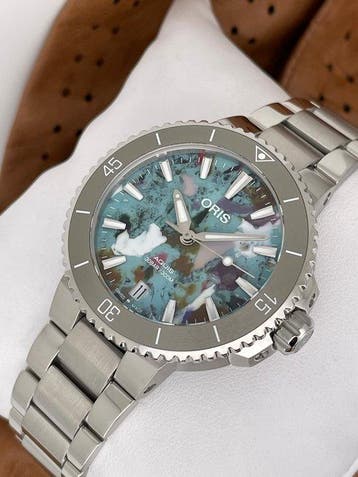 Oris - Aquis Date Upcycle Automatic - 01 733 7770 4150-Set -, Nieuw