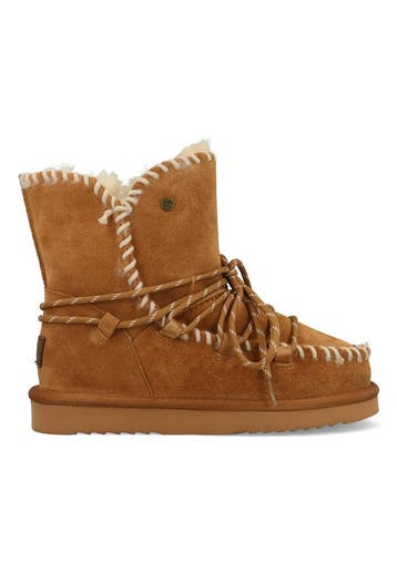 Warmbat Boots Waturra WTR321325 Cognac Bruin-37, Verzenden, Nieuw, Bruin
