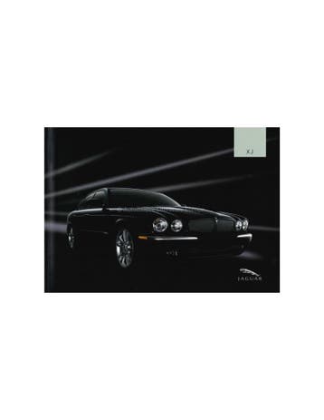 2004 JAGUAR XJ BROCHURE ENGELS, Nieuw, Author