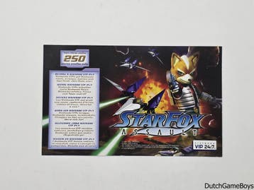 Nintendo Gamecube - Starfox Assault - Vip Points Card, Spelcomputers en Games, Games | Nintendo GameCube, Verzenden, Gebruikt