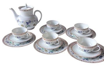 Haviland & Co. Limoges - Theeservies (16) - Impératrice, Antiek en Kunst