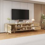 Nieuw 160 cm Rotan TV-Kast – Geschikt voor 70-inch televisie, Verzenden, 150 tot 200 cm, Nieuw, Minder dan 100 cm