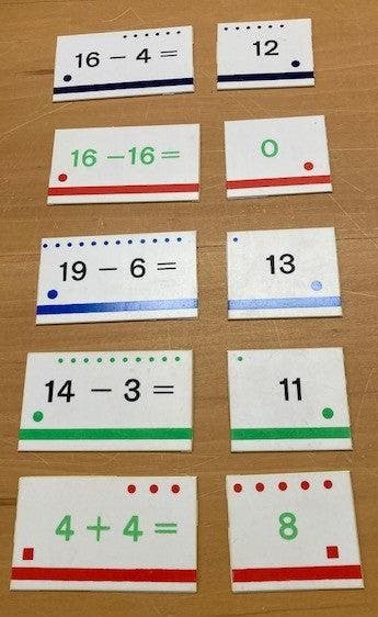 Reken stip set 4 (aftreksommen tot 20), Verzenden, Nieuw