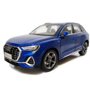 Paudi Model 1:18 - Modelauto - Audi Q3 - 2019 - Blauw, Nieuw
