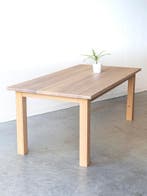 Eettafel massief eikenhout | Eiken tafel | 2 meter, Huis en Inrichting, Tafels | Eettafels, Landelijk - robuust, Eikenhout, Nieuw
