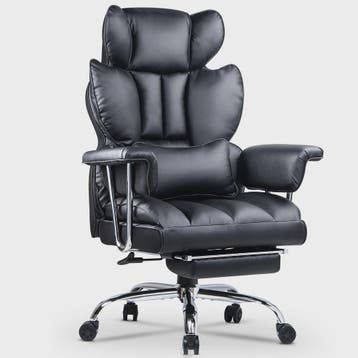 Ergonomische bureaustoel met uitschuifbare voetensteun en ho, Verzenden, Nieuw