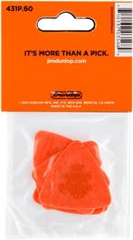 Jim Dunlop 431P060 Tortex bas plectrum 0.60 mm 6-pack, Muziek en Instrumenten, Ophalen of Verzenden, Nieuw, Elektrische basgitaar