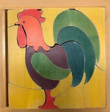 Puzzel Haan (zie afbeelding), Verzenden, Nieuw