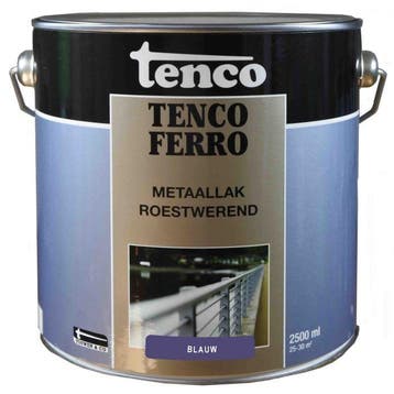 Tencoferro roestwerende metaallak 2,5 liter, blauw, bus, Verzenden, Nieuw