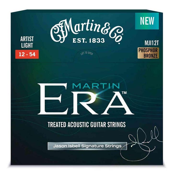 Martin & Co MJI12T Jason Isbell phosphor bronze gitaarsnaren, Muziek en Instrumenten, Instrumenten | Toebehoren, Nieuw, Ophalen of Verzenden