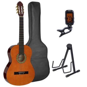 A.Martinez MTC-080 Klassieke Gitaar 4/4 Naturel Hoogglans, Muziek en Instrumenten, Ophalen of Verzenden, Nieuw