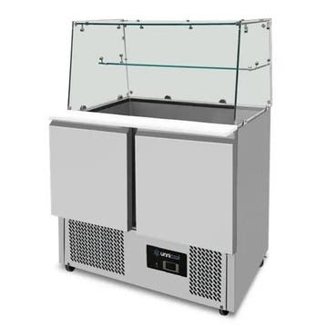 Saladette | 240L | 2 Deuren (1/1 GN) | Boven 2x 1/1 GN + 3x, Ophalen of Verzenden, Nieuw