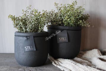 STILL ronde pot Black 16 x 16 cm, Ophalen of Verzenden, Nieuw