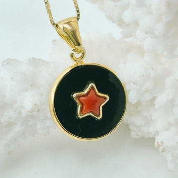 Koraal - Zilver, Verguld, Zonder reservering - Ketting met