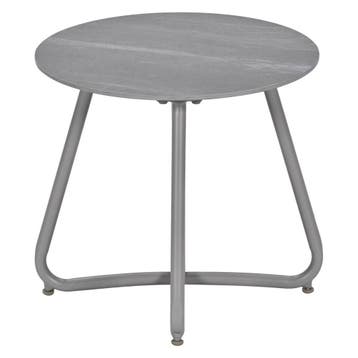 Garden Impressions Fons bijzettafel Ø45xH41 cm – taupe -, Verzenden, Nieuw