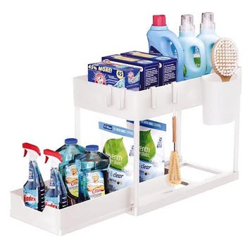 Nexxt Keukenkast Organizer - Gootsteen Lade Dubbel - Wit, Verzenden, Nieuw