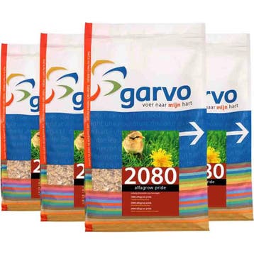 4x Garvo Vogelvoer Alfagrow Pride 4 kg, Verzenden, Nieuw, Overige typen