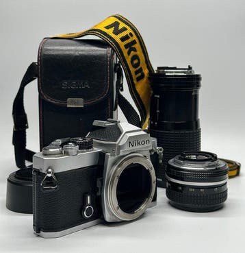 Nikon FM 2207561 - 2x lens + accessoires - Single lens, Nieuw