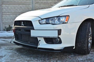 Maxton Front Racing Splitter V.1 Mitsubishi Lancer Evo X, Verzenden
