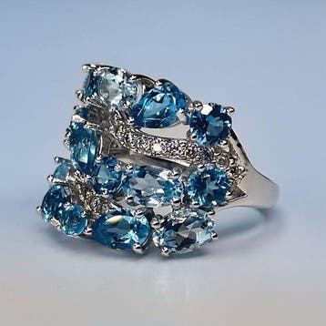 Zonder minimumprijs - Ring 18K goudgeplateerd 925 sterling, Sieraden, Tassen en Uiterlijk, Nieuw